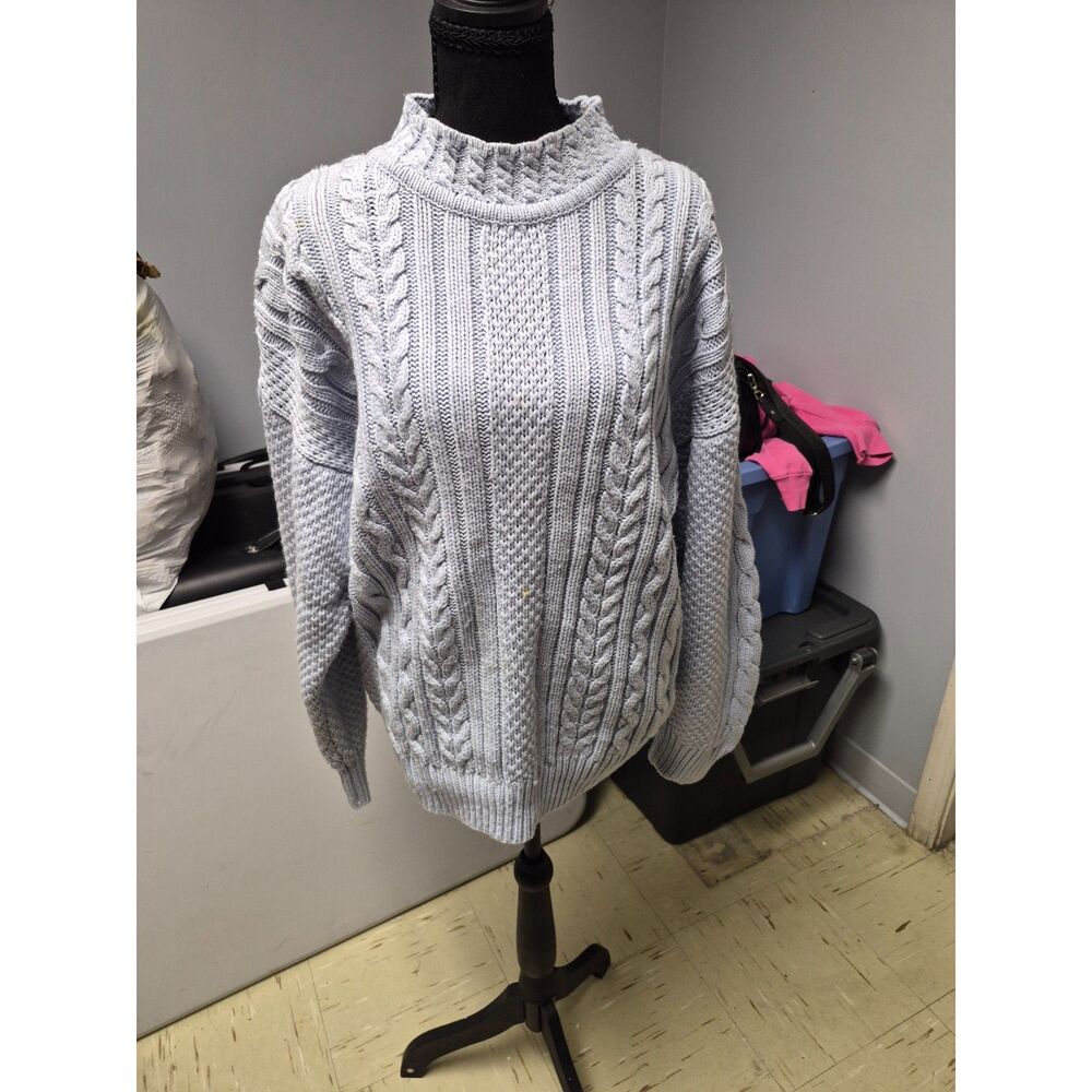 vintage Sport Carriage Court cable-knit sweater